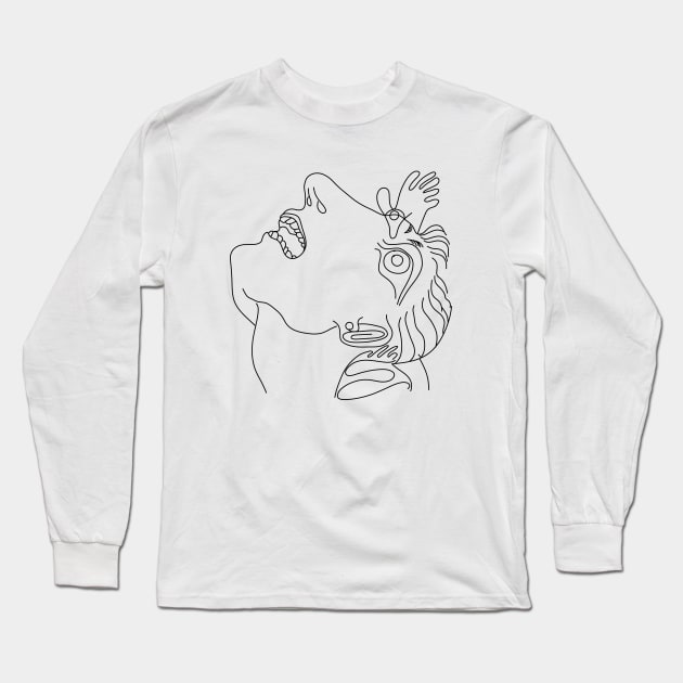 Pablo Picasso Long Sleeve T-Shirt by Antho